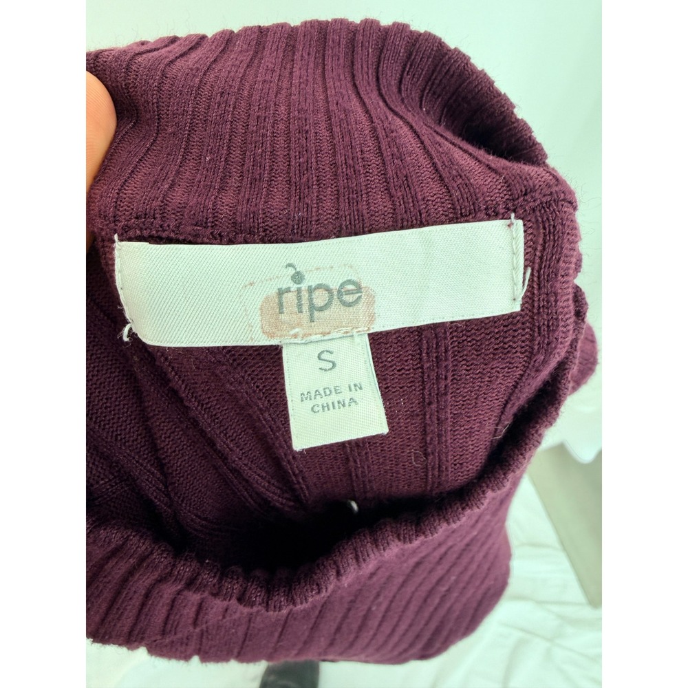 Women's Ripe Ruby Rib Nursing Dress Size Small - Picture 7 of 11